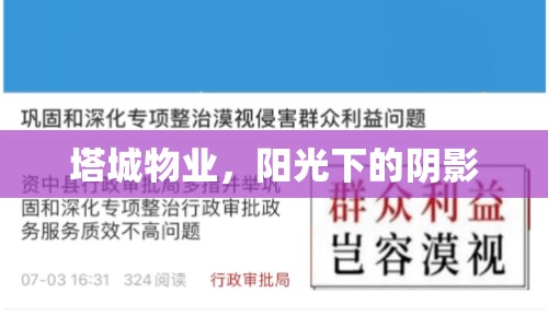 塔城物業(yè)，陽光下的陰影