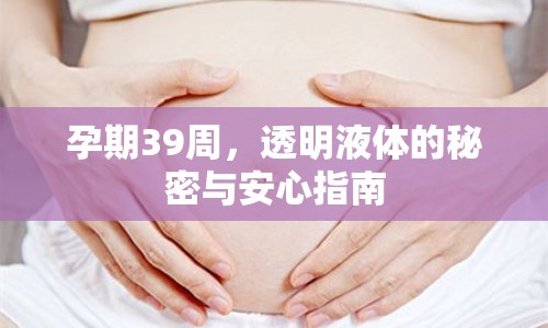 孕期39周，透明液體的秘密與安心指南