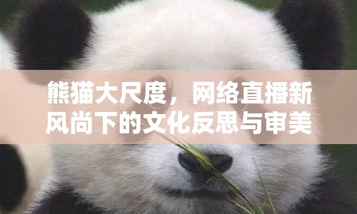 熊貓大尺度，網(wǎng)絡(luò)直播新風(fēng)尚下的文化反思與審美探索