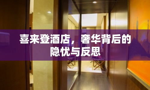 喜來(lái)登酒店，奢華背后的隱憂(yōu)與反思