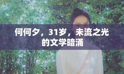 何何夕，31歲，未流之光的文學(xué)暗涌