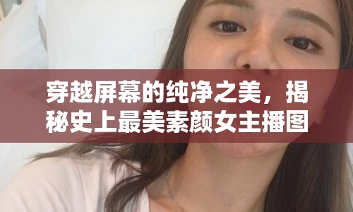 穿越屏幕的純凈之美，揭秘史上最美素顏女主播圖片背后的故事