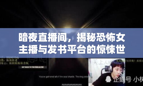 暗夜直播間，揭秘恐怖女主播與發(fā)書平臺(tái)的驚悚世界