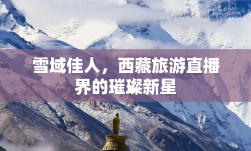 雪域佳人，西藏旅游直播界的璀璨新星