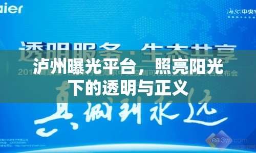 瀘州曝光平臺，照亮陽光下的透明與正義