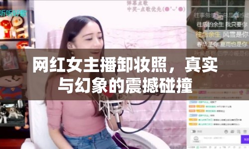 網(wǎng)紅女主播卸妝照，真實(shí)與幻象的震撼碰撞