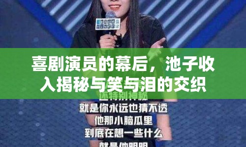喜劇演員的幕后，池子收入揭秘與笑與淚的交織