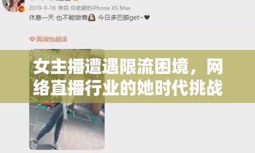 女主播遭遇限流困境，網(wǎng)絡(luò)直播行業(yè)的她時(shí)代挑戰(zhàn)與反思
