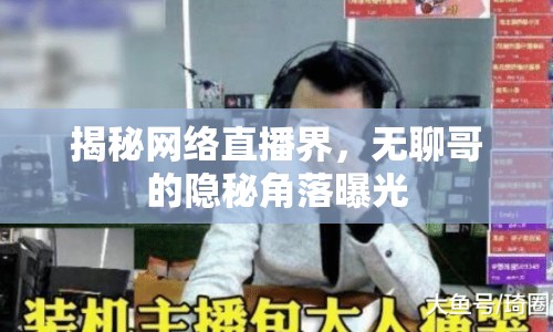 揭秘網(wǎng)絡(luò)直播界，無聊哥的隱秘角落曝光
