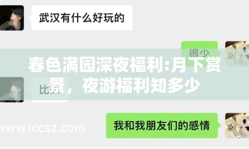 春色滿園深夜福利:月下賞景，夜游福利知多少