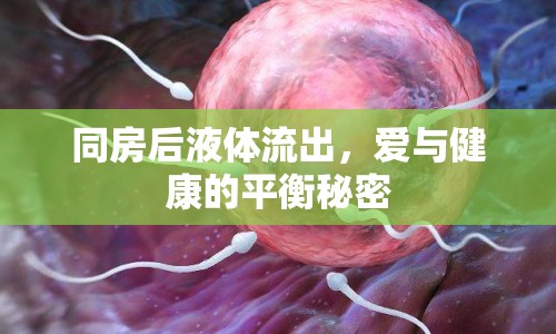 同房后液體流出，愛與健康的平衡秘密
