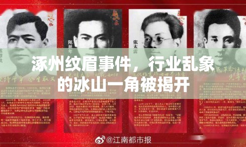 涿州紋眉事件，行業(yè)亂象的冰山一角被揭開