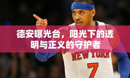 德安曝光臺(tái)，陽光下的透明與正義的守護(hù)者