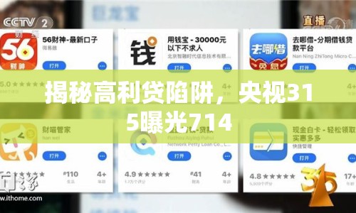 揭秘高利貸陷阱，央視315曝光714
