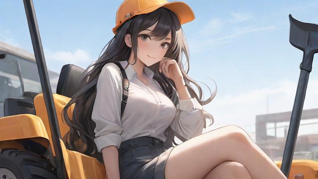 福建女鏟車司機(jī)，力量與美麗的獨特結(jié)合