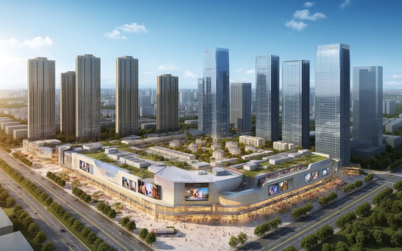 合肥濱湖萬達(dá)，城市新地標(biāo)，引領(lǐng)商業(yè)新風(fēng)尚