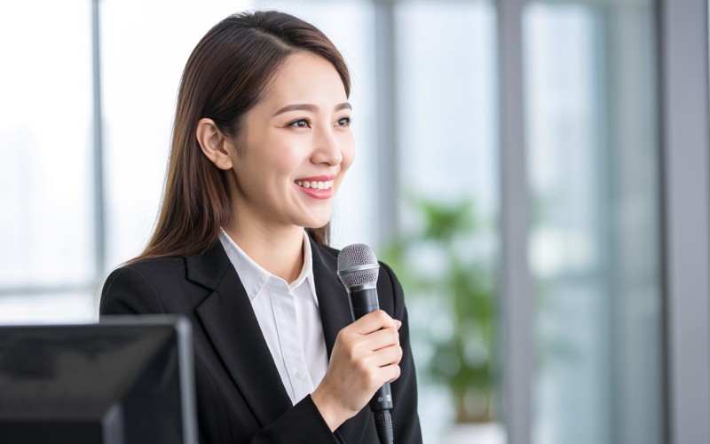 財(cái)經(jīng)界新星，智慧與美貌并重的美女主播