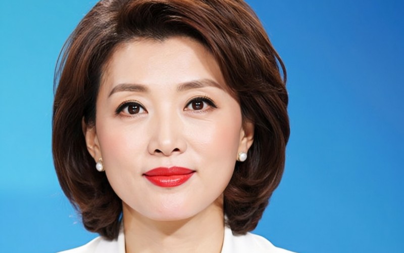 央視女主播李紅紅唇照，美麗與專業(yè)完美融合