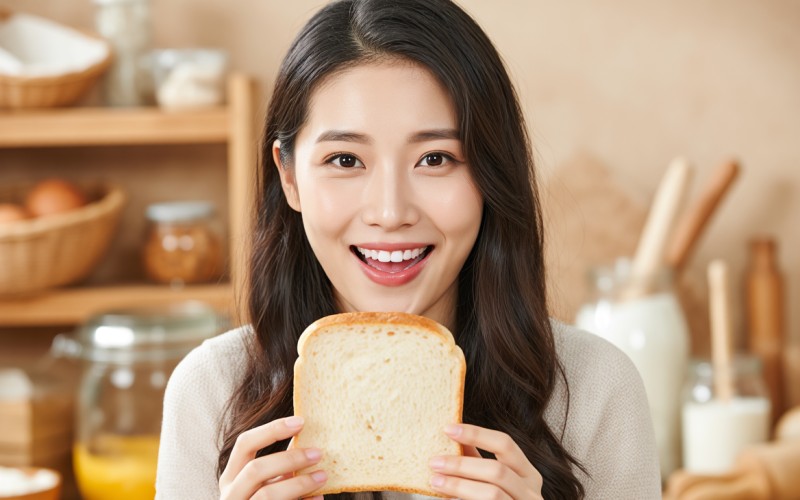 外國(guó)女主播的面包片魔法，解鎖烘焙新世界的甜蜜秘密