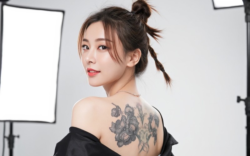 網(wǎng)紅女主播，后背紋身——個(gè)性與藝術(shù)的雙重魅力