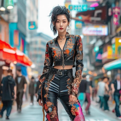 韓流新風(fēng)尚，美女主播熱褲時刻的時尚與個性跨界演繹