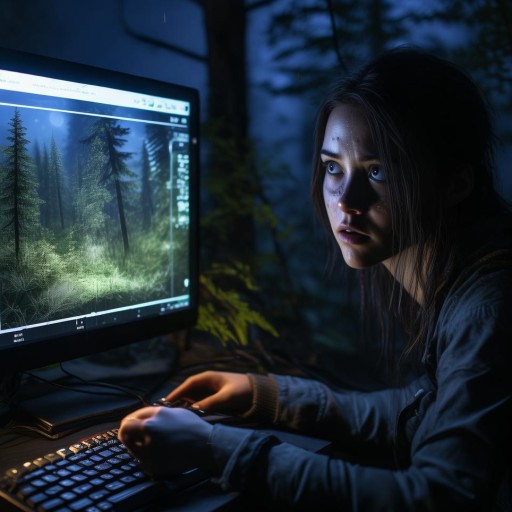 夜半驚魂，女主播在絕地求生中的驚魂時(shí)刻