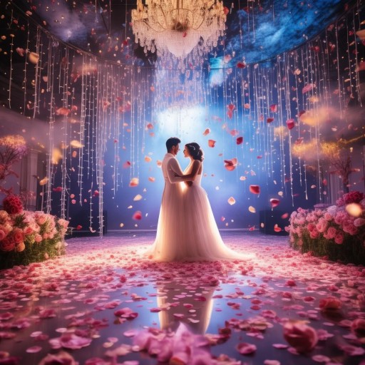 夢幻浪漫，婚禮燈光打造視覺盛宴