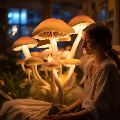 蘑菇的溫暖和聲，映客女主播的夜晚安撫