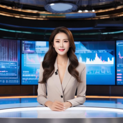 央視二套正點(diǎn)財(cái)經(jīng)女主播，財(cái)經(jīng)舞臺上的璀璨明珠