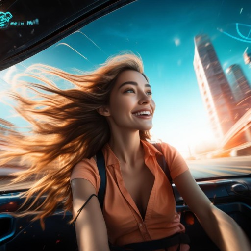 美女主播直播飆車，虛擬與現(xiàn)實(shí)邊界的探索之旅