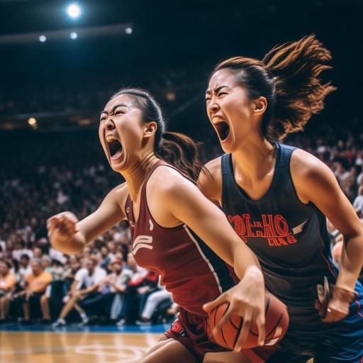 跨界對話，中國女籃與NBA女主播的激情碰撞——籃球場上的她力量