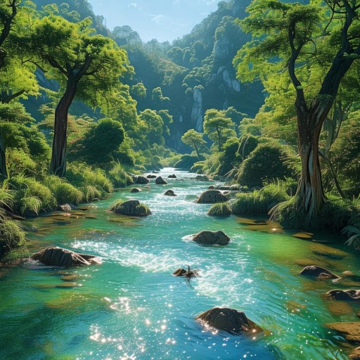 探秘博湖流出河，自然之韻與生態(tài)之歌的交響