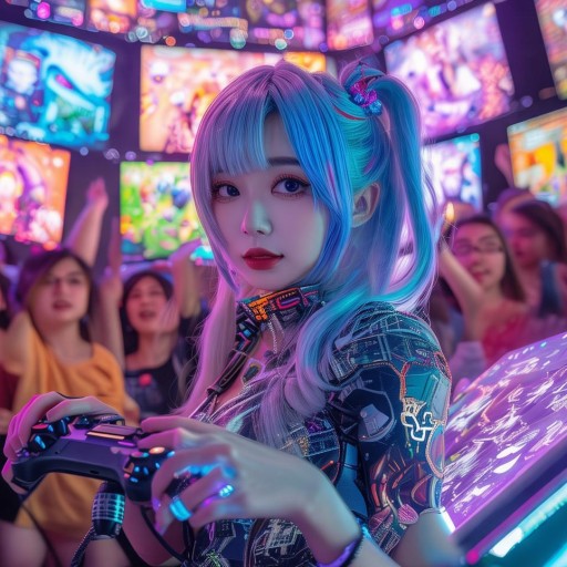 王者榮耀大仙女主播，游戲與娛樂的璀璨交匯