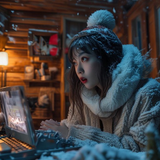 寒夜狼人直播事故，女主播意外被凍引發(fā)的網(wǎng)絡(luò)風(fēng)波