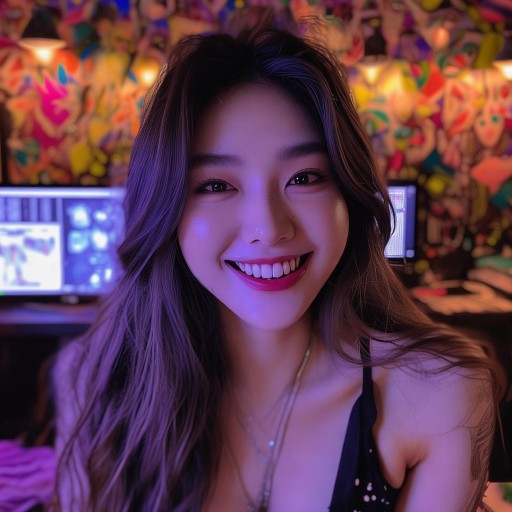 虎牙女神，女主播的迷人微笑，獨特而動人的魅力