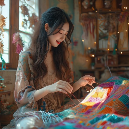 匠心獨(dú)運(yùn)，韓國女主播編織的時(shí)尚與溫情夢(mèng)幻交織