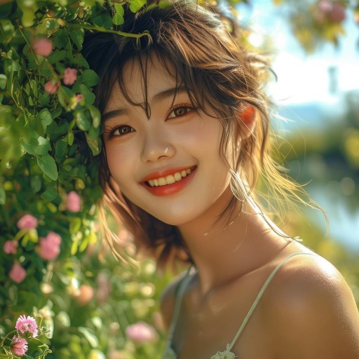 夏日綺夢，解鎖西瓜下的清新女主播魅力
