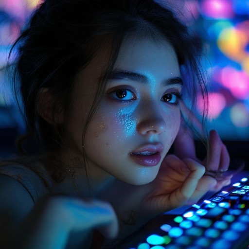淚點(diǎn)低的女主播，游戲中的情感共鳴與脆弱之美