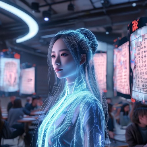 虛擬女主播，重塑語(yǔ)文課堂未來(lái)新星
