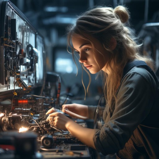 機(jī)電維修界的新星，揭秘女主播的力量崛起
