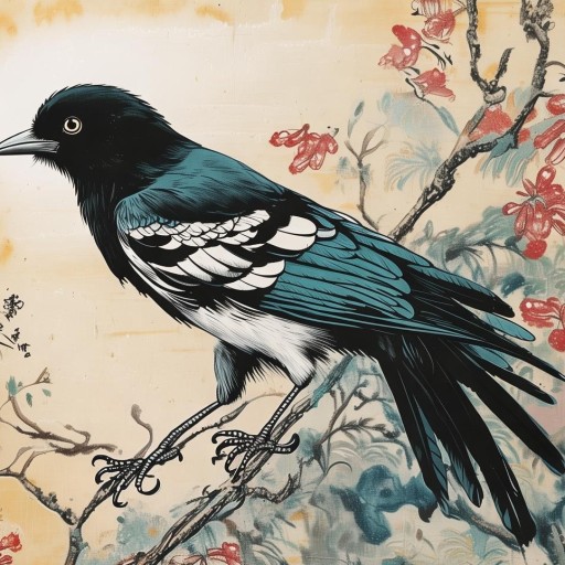 傳統(tǒng)與現(xiàn)代美學(xué)的碰撞，喜鵲裝飾的完美融合