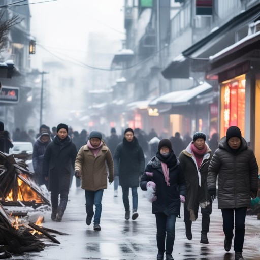溫州寒潮來襲，低溫持續(xù)，市民需加強防寒保暖措施