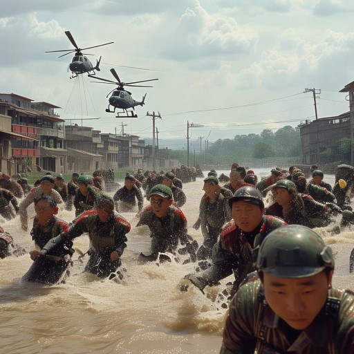 吉林軍民同心抗洪搶險 救援行動持續(xù)奮戰(zhàn)