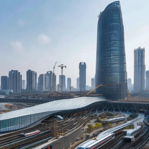 重慶東站建設(shè)進(jìn)度加速 未來交通樞紐雛形初現(xiàn)