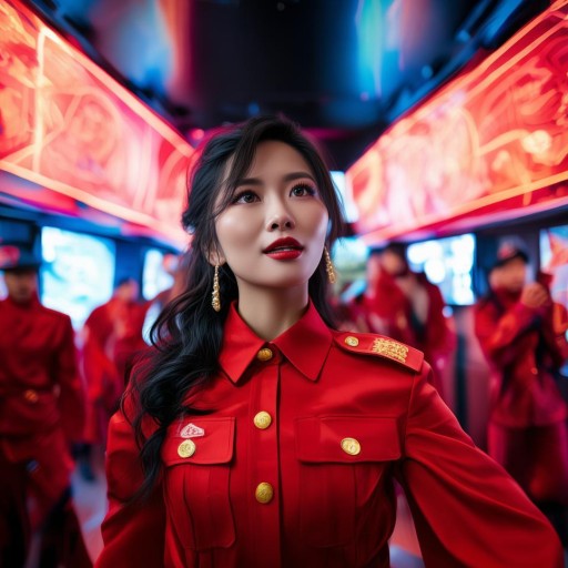 女主播直播演繹紅色娘子軍，新媒體賦能紅色經(jīng)典傳承