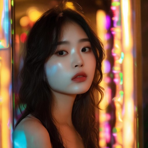 韓國女主播艾琳微拍，鏡頭魅力的雙面鏡光與輿論風暴