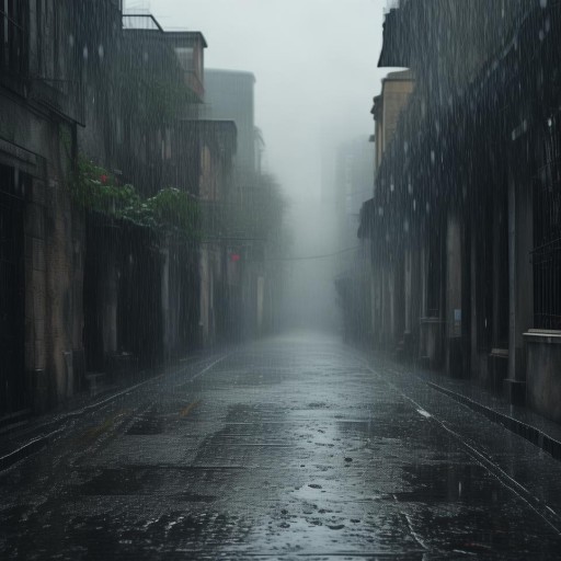 淚城，當(dāng)雨水漫過心堤的隱喻