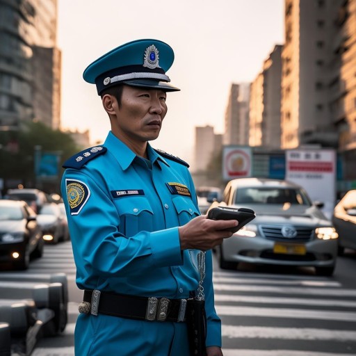 廣安交警嚴查交通違法，呼吁全民共建文明出行
