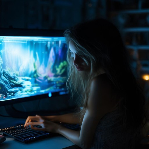 暗夜女主播，揭秘虛擬世界的神秘魅力
