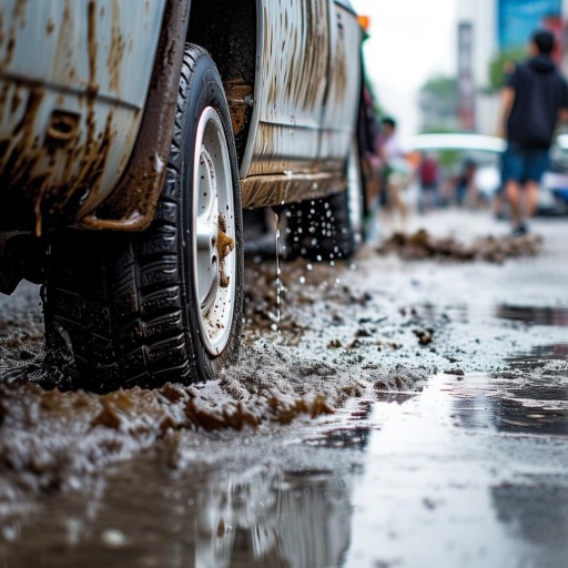 泥土車洗車廢水外溢引發(fā)環(huán)境隱憂，治理難題待破解